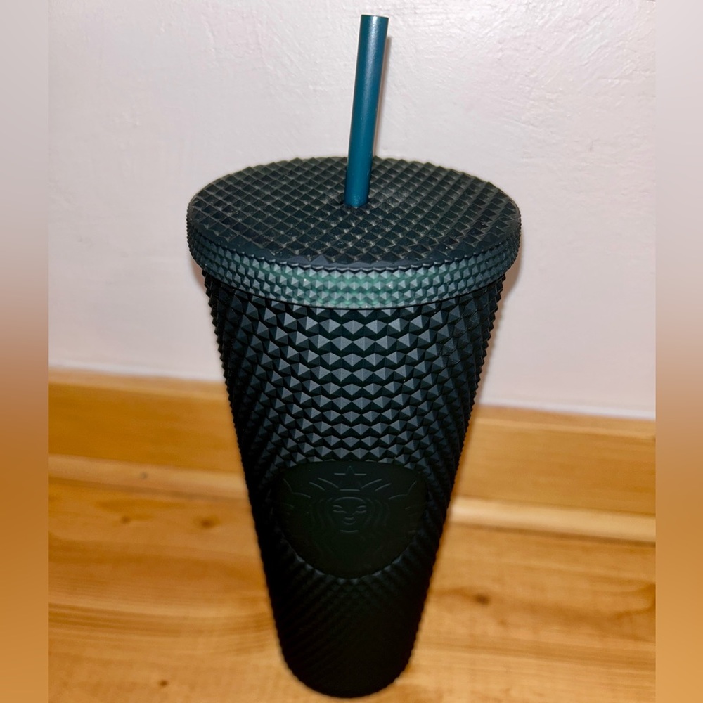 Starbucks Winter 2022 Dark Green Studded Tumbler